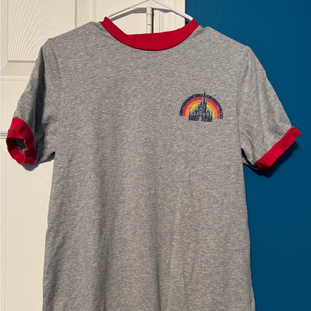 Walt Disney World 1971 Rainbow Castle Ring Tee Double Sided T-Shirt Unisex S